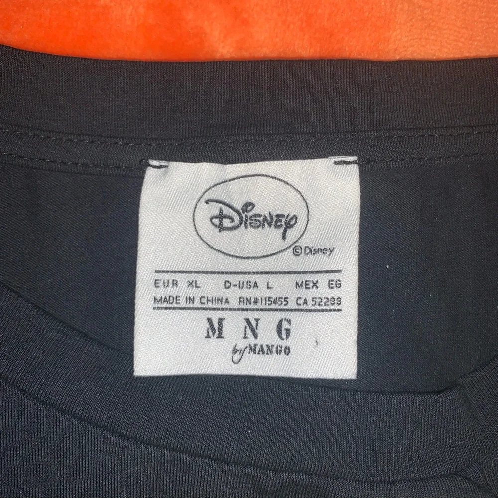 Disney Licensed TINKERBELL T Shirt Black Size L Excellent Condition - Picture 4 of 5